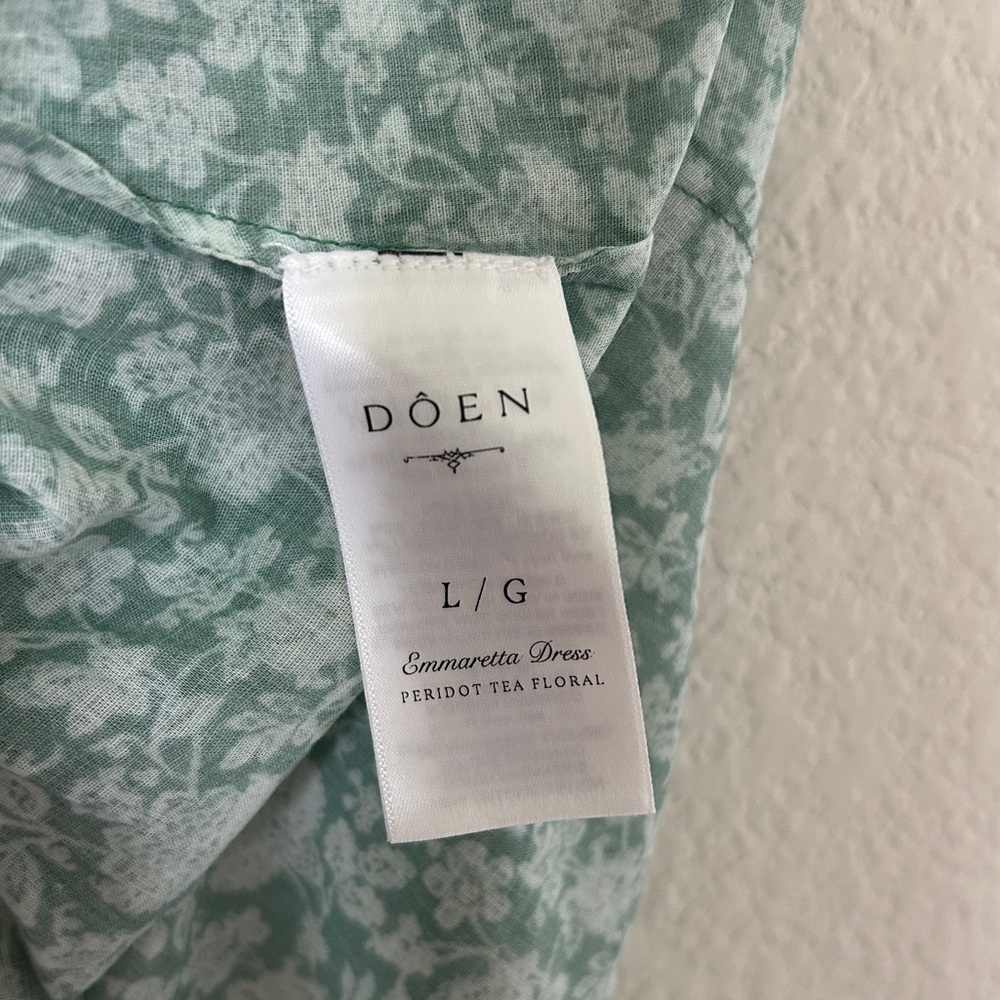 Doen Emmaretta Midi Dress Peridot Tea Floral - Picture 9 of 9